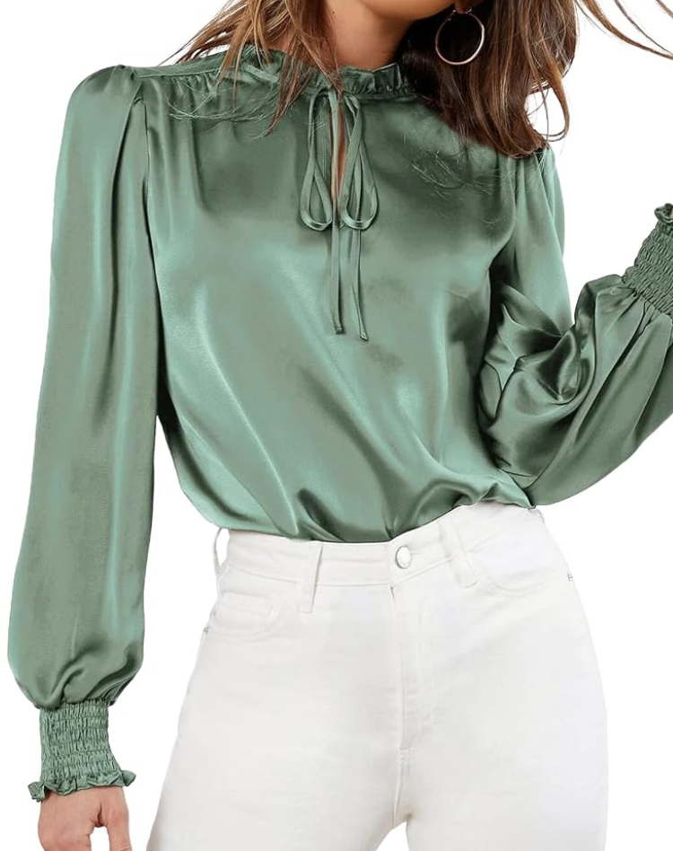 Angela | Blouse avec Nœud