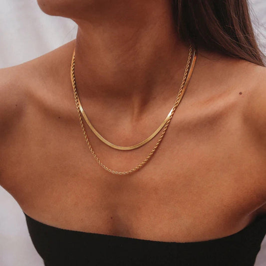 Breya | Gelaagde Gouden Ketting