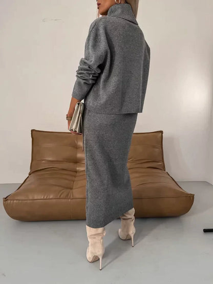 Anouk | Gebreide Turtleneck Jurk