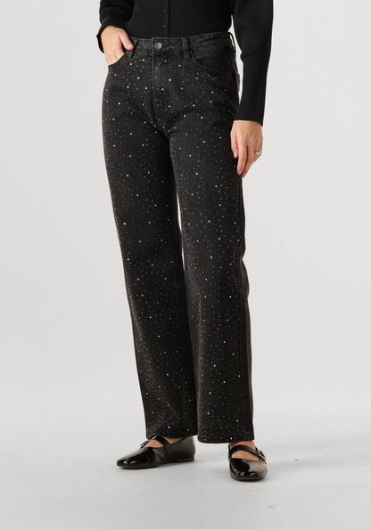 Laila | Straight-Leg Jeans met Glitterdetails