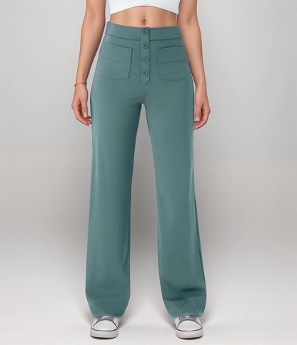 Scarlette | High-Waist Wide-Leg Broek