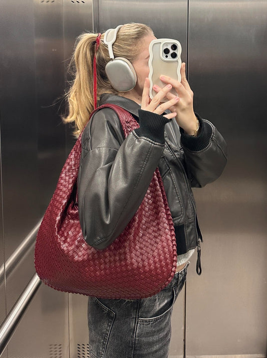 Tess | Gevlochten Schoudertas