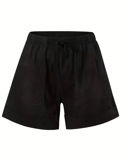 Korte broek met elastische taille