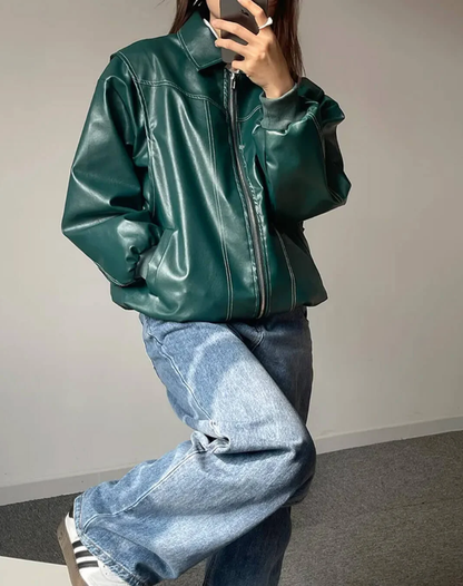 Charlot | Oversized Jack met Rits en Elegante Look