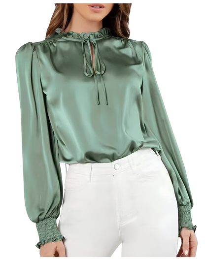 Angela | Blouse avec Nœud