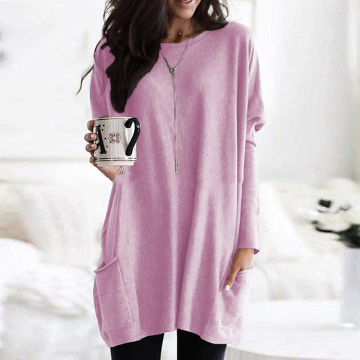 Stijlvolle Comfortabele Oversized Dames Trui met Zak