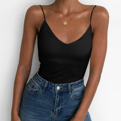 Margarette | V-Neck Spaghetti Strap Top