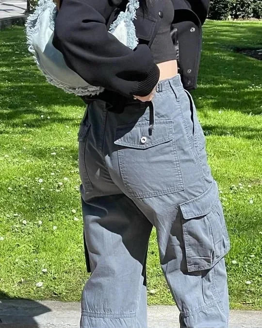Violette | Cargo Broek met Verstelbare Taille
