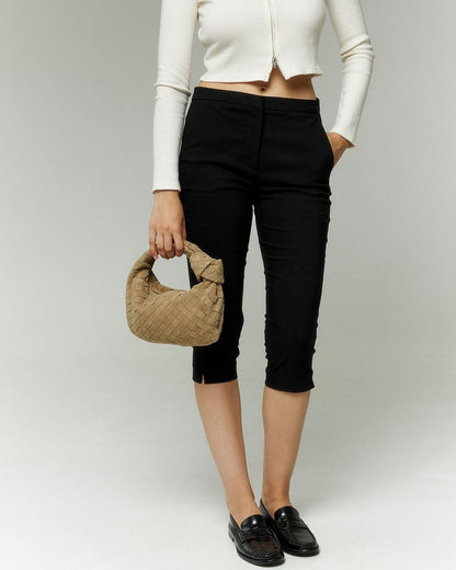 Therese | Woven Beige Leather Handbag