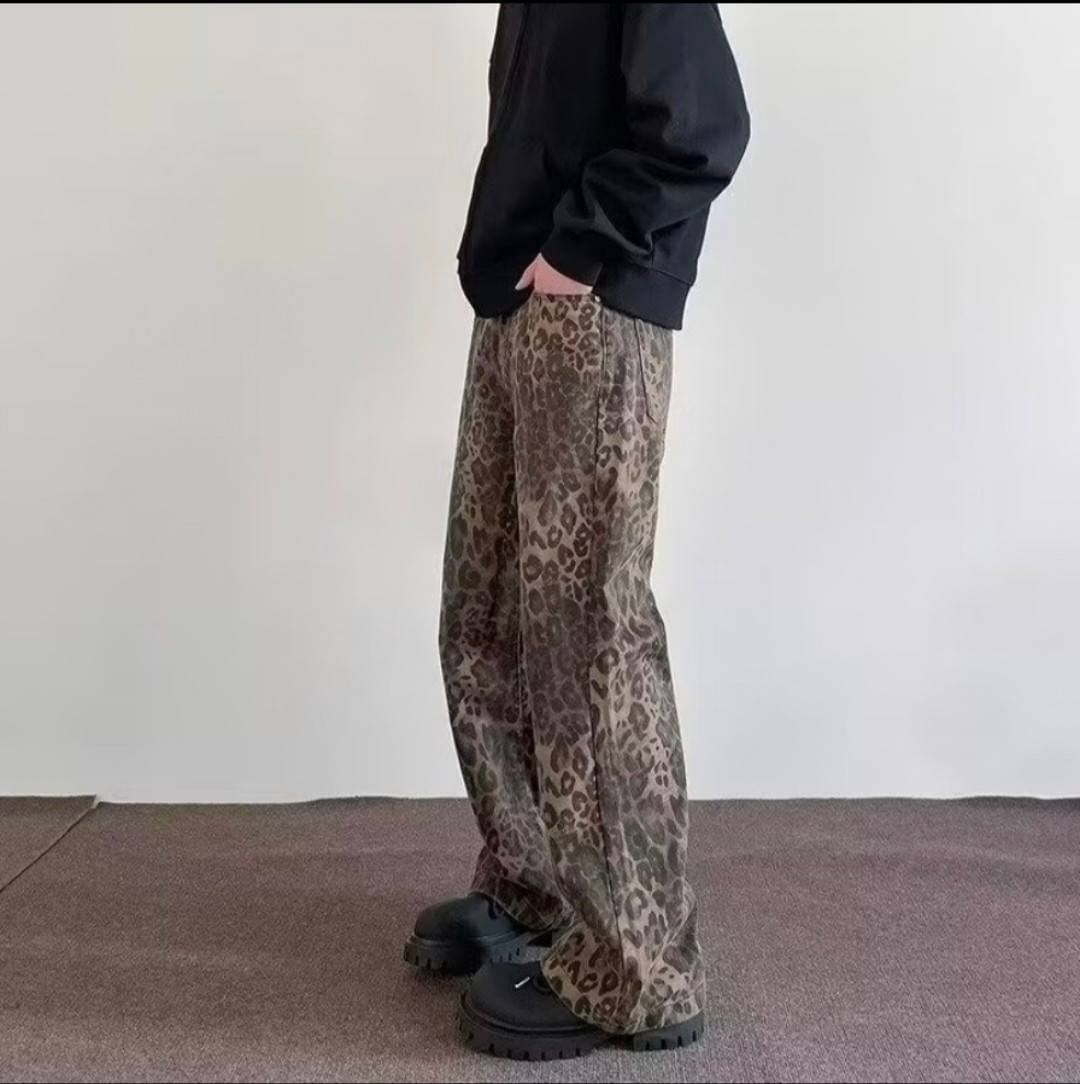 Kara | Pantalon évasé à imprimé léopard