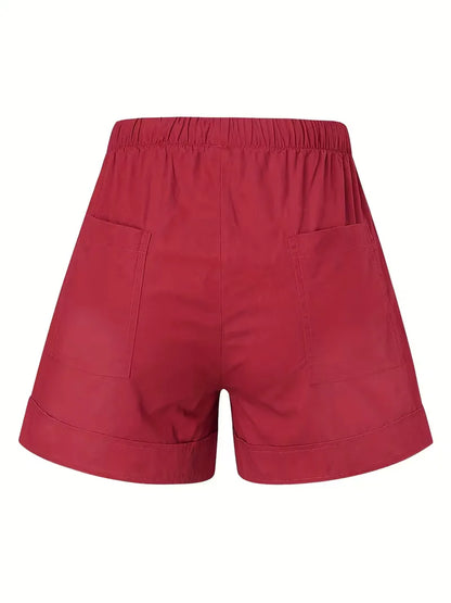 Korte broek met elastische taille