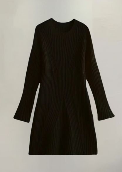 Presleigh | Cozy Ribbed Sweater Dress