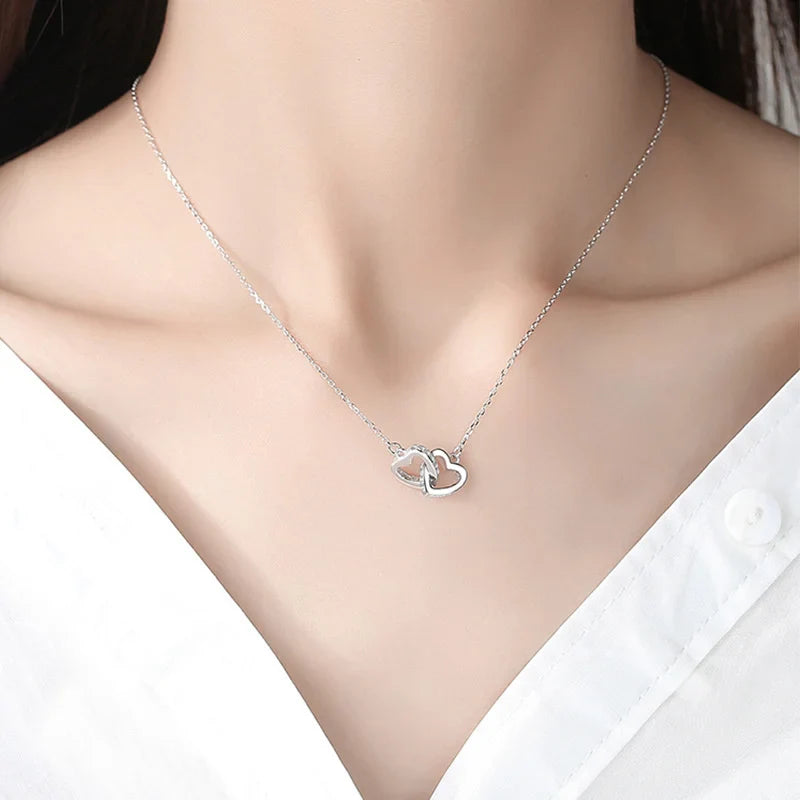 Silke | Hartvormige Sieradenset met Strass