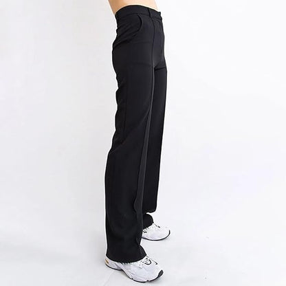 Hoge Taille Dames Pantalon met Rechte Pasvorm