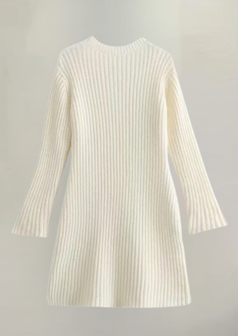 Presleigh | Cozy Ribbed Sweater Dress
