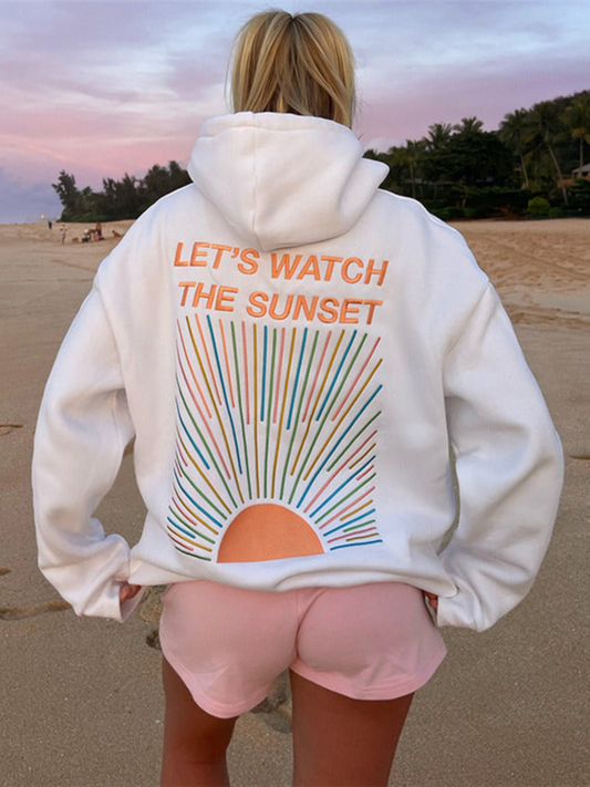 Oversized Viral ''Sunset'' Hoodie