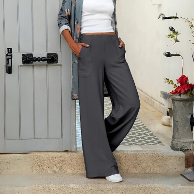 Donja | Relaxed Wide-Leg Broek