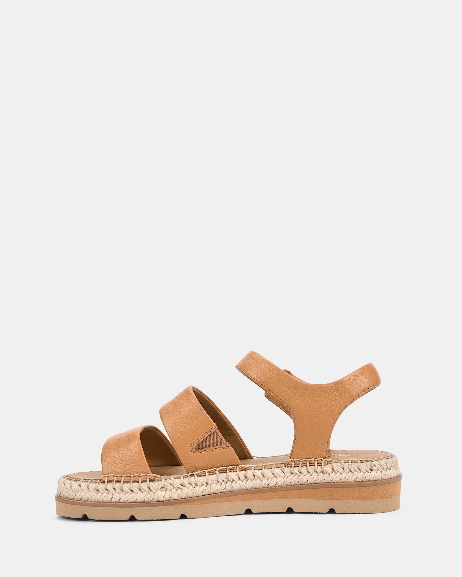 Casual Karamel Dames Sandalen met Verstelbare Gesp