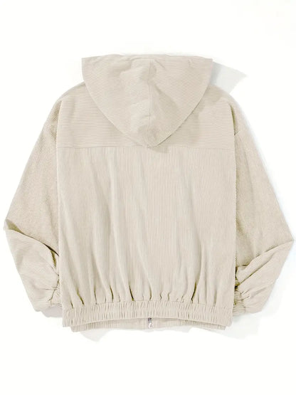 Lotte | Corduroy Zipper Jacket
