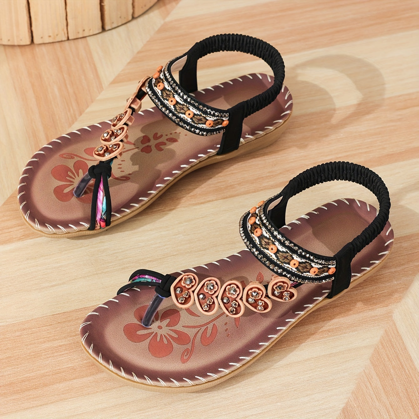 Stijlvolle Dames Orthopedische Sandalen Met Decoratieve Bandjes
