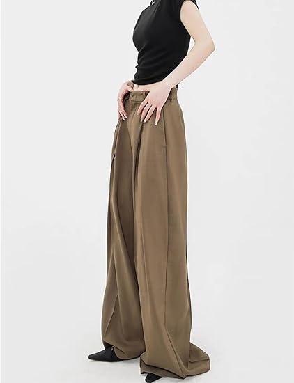 Ren | Wijde Pantalon met Hoge Taille