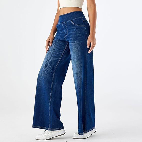 Sameera | Jean à jambes larges taille haute