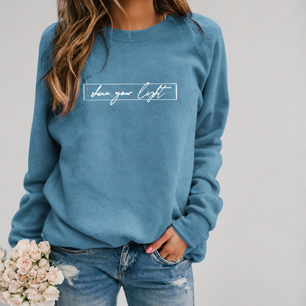 Marije | Casual Sweatshirt with Motivational Print