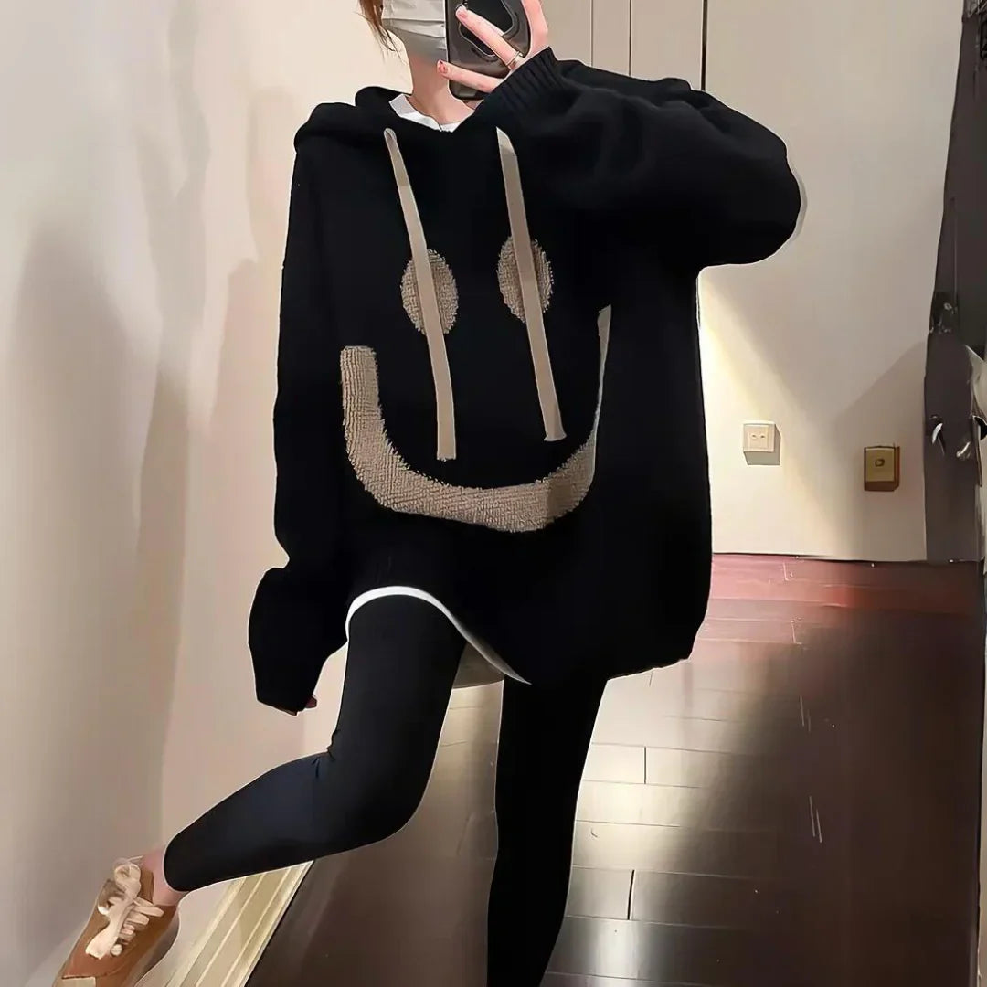 Oversized Comfortabele Hoodie met Lange Mouwen