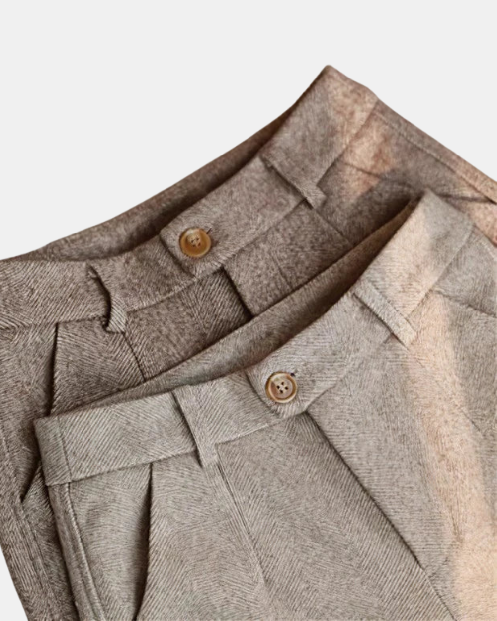 Ellie | Klassieke Herringbone Broek