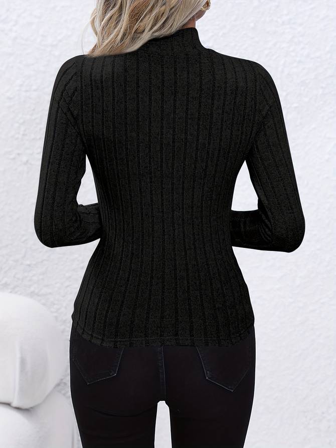 Elegante Comfortabele Dames Coltrui met Lange Mouwen