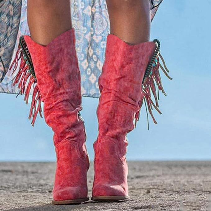 Kayrah | Western Cowboy Laarzen met Franjes