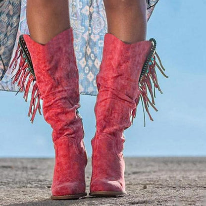 Kayrah | Western Cowboy Laarzen met Franjes