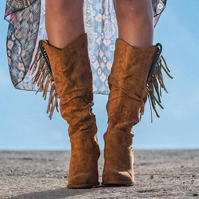 Kayrah | Western Cowboy Laarzen met Franjes