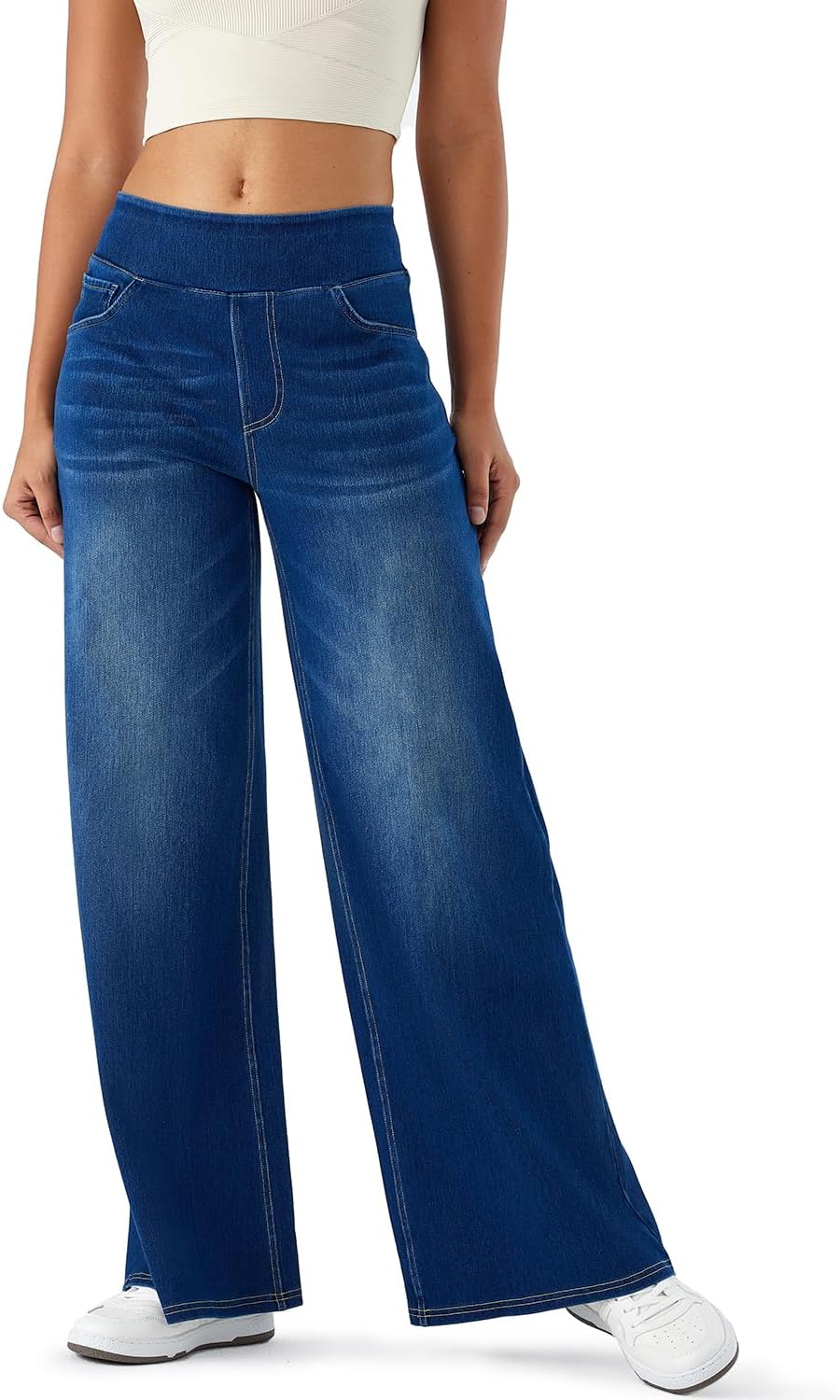 Sameera | Jean à jambes larges taille haute