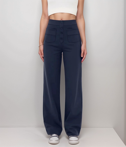 Scarlette | High-Waist Wide-Leg Broek