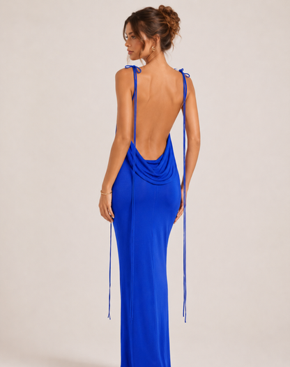 Ohanna | Robe midi élégante à col bénitier