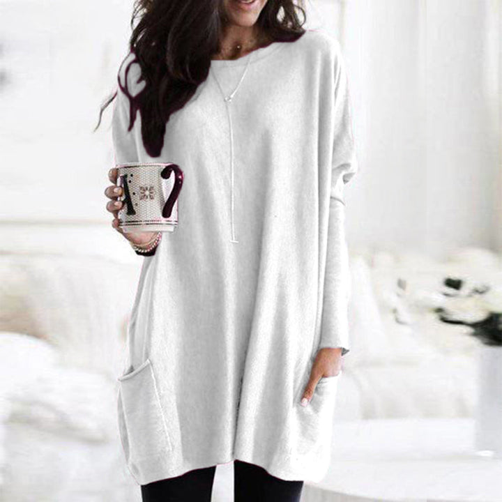 Stijlvolle Comfortabele Oversized Dames Trui met Zak