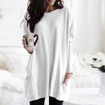 Stijlvolle Comfortabele Oversized Dames Trui met Zak