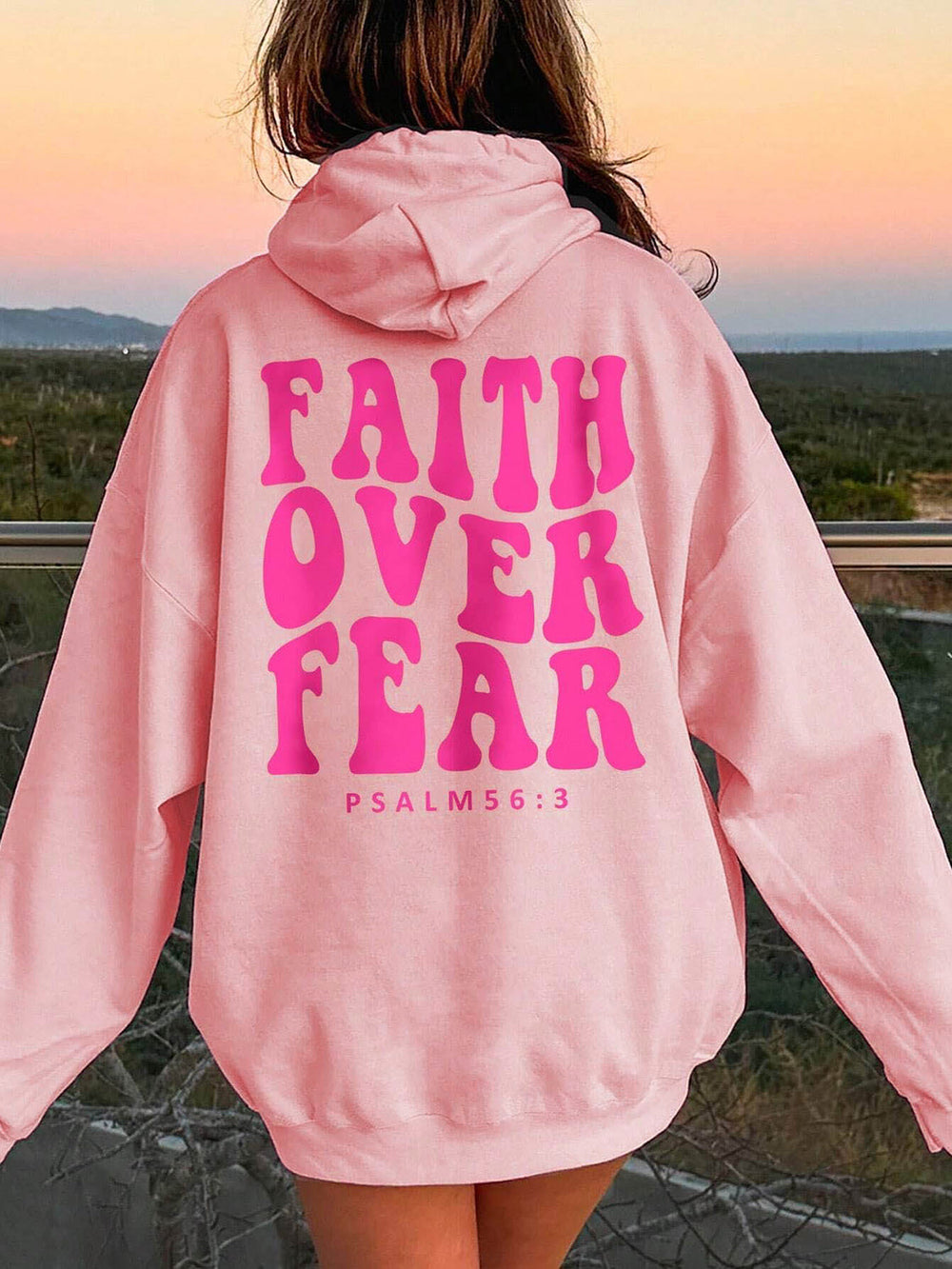 Lorren | Sweat à capuche FAITH OVER FEAR