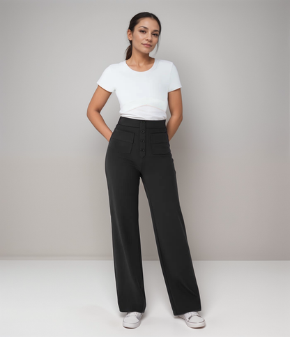Scarlette | High-Waist Wide-Leg Broek