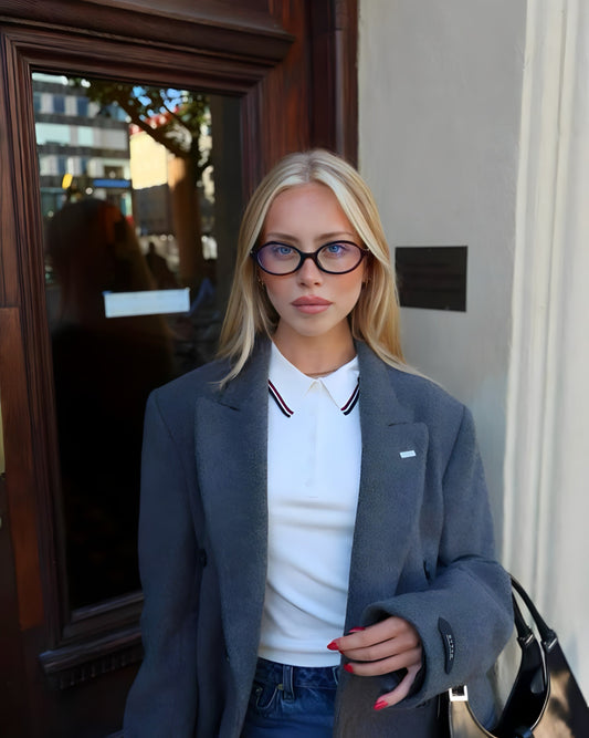 Danya | Ovale Fashion Bril zonder Sterkte