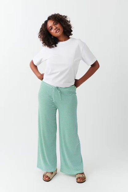 Kada | Gestreepte Loungebroek met Elastische Taille