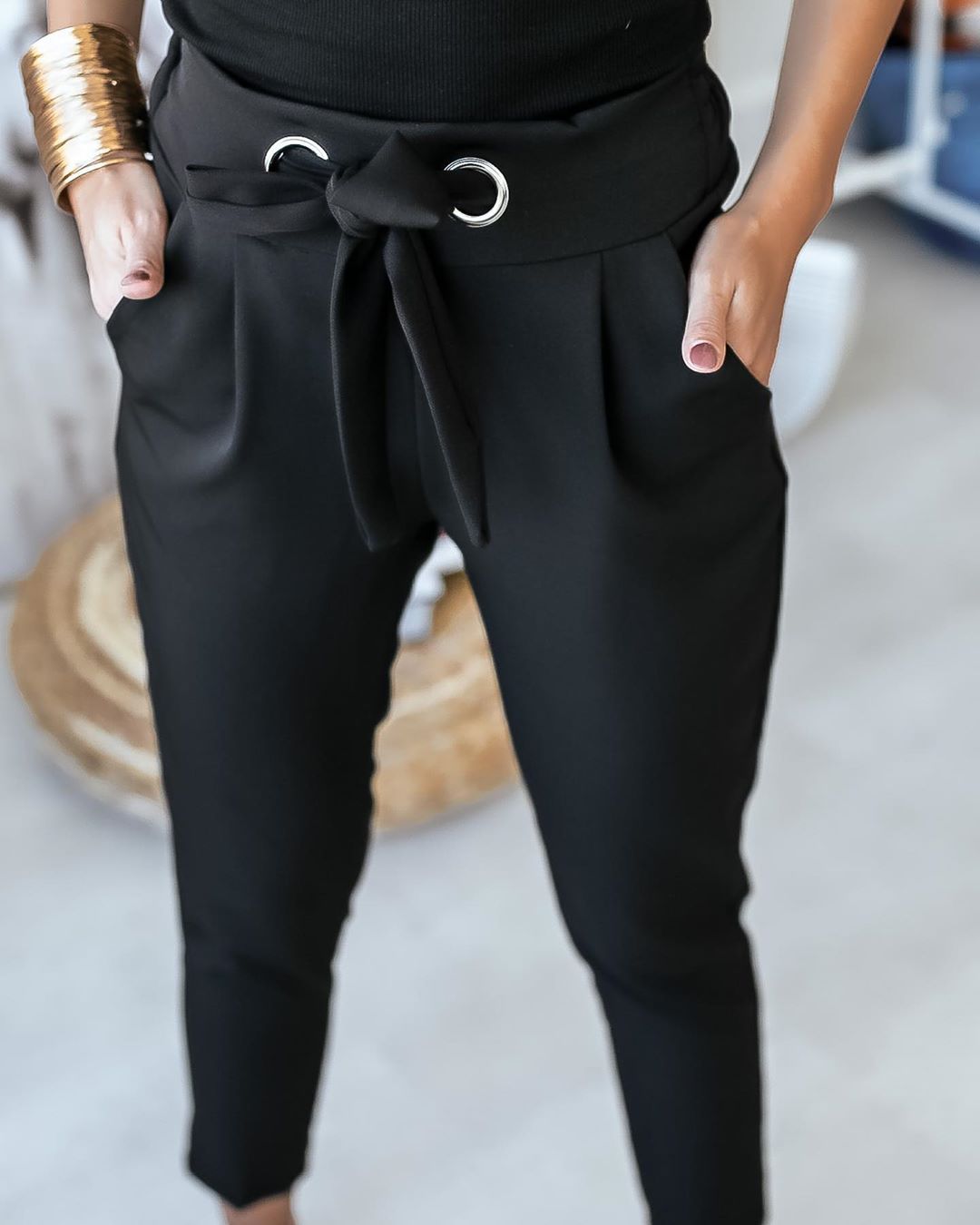 Mereditha | High-Waisted Strikbroek
