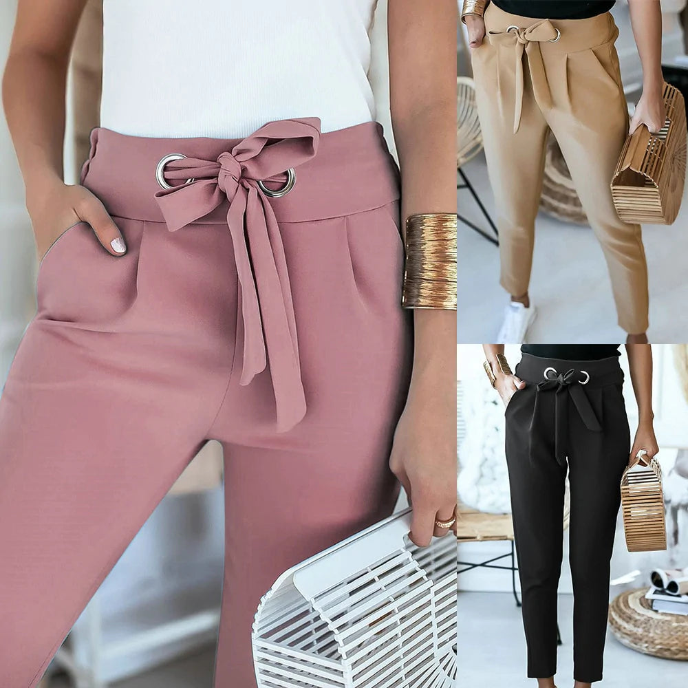 Mereditha | High-Waisted Strikbroek