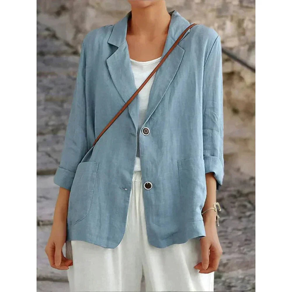 Luchtige comfortabele dames blazer