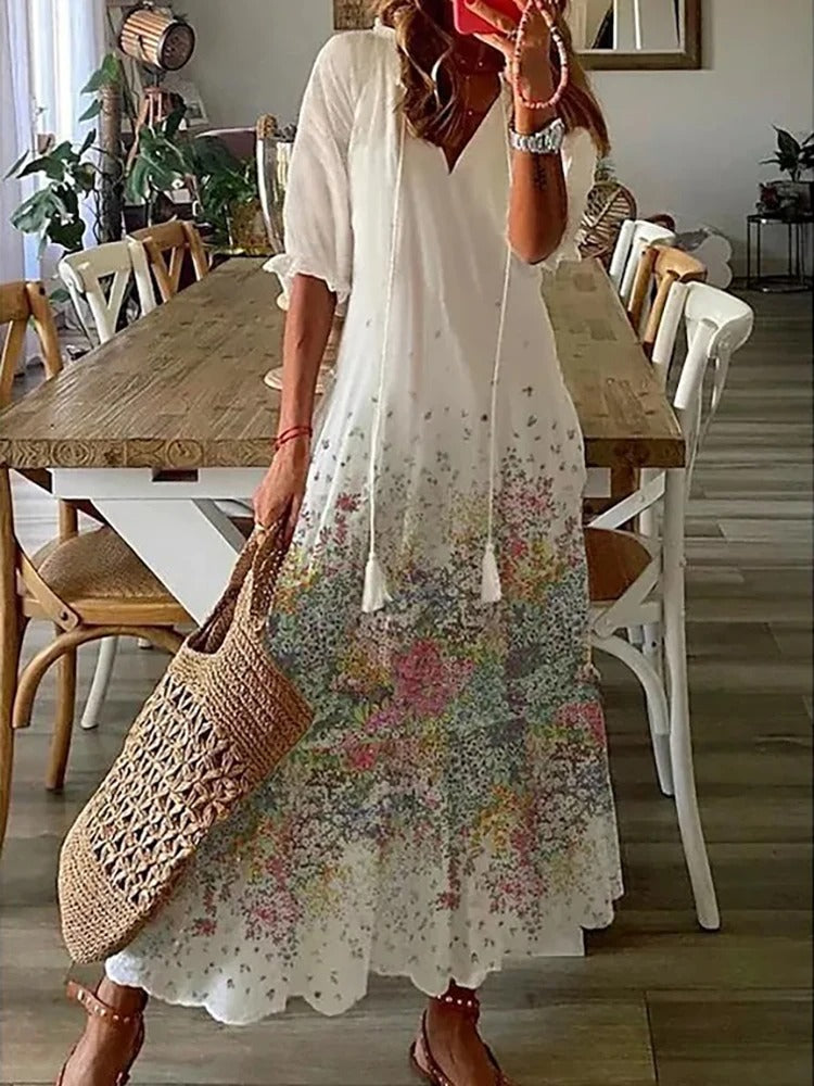 Danisha | Stijlvolle Dames Boho Maxi Jurk