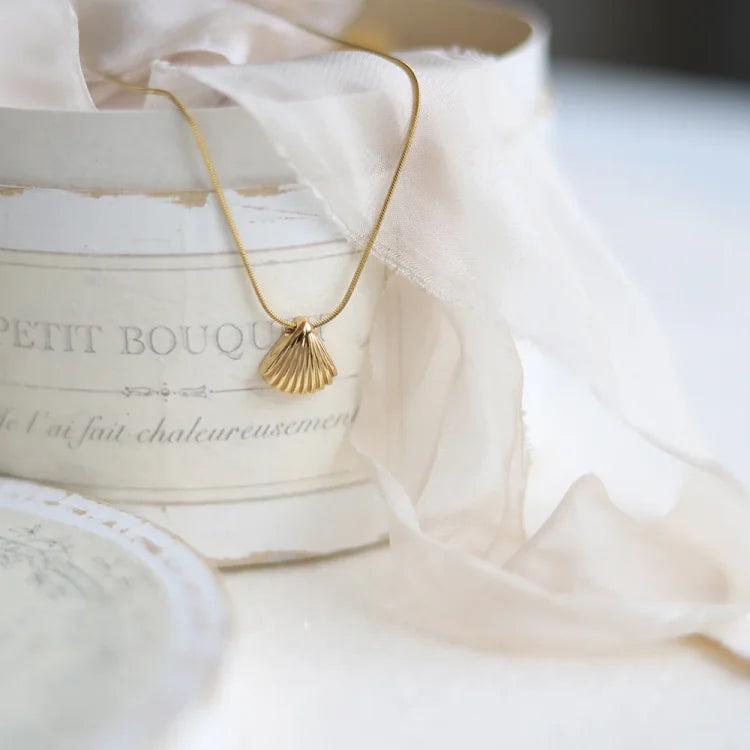 Sasha | Gouden Schelp Ketting