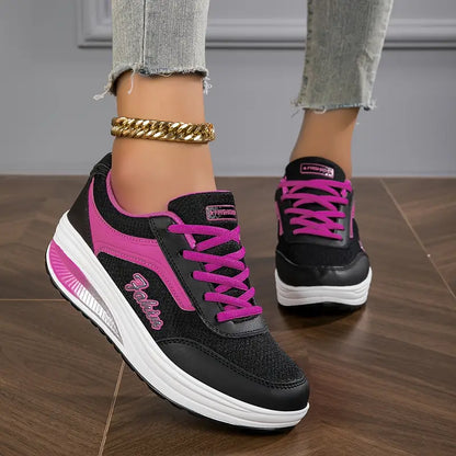 Maisey | Verhoogde Orthopedische Dames Sneakers met Sportieve Zool