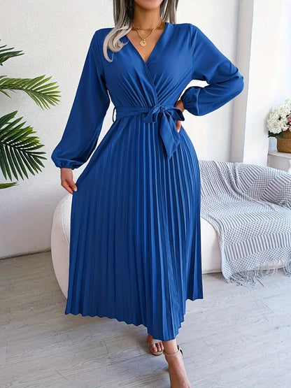 Serina | Pleated Wrap Dress
