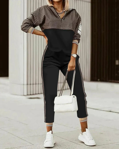 Trendy Comfortabele Dames Trainingspak met Print
